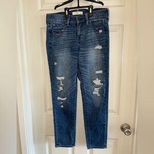 Abercrombie Distressed Blue Jeans